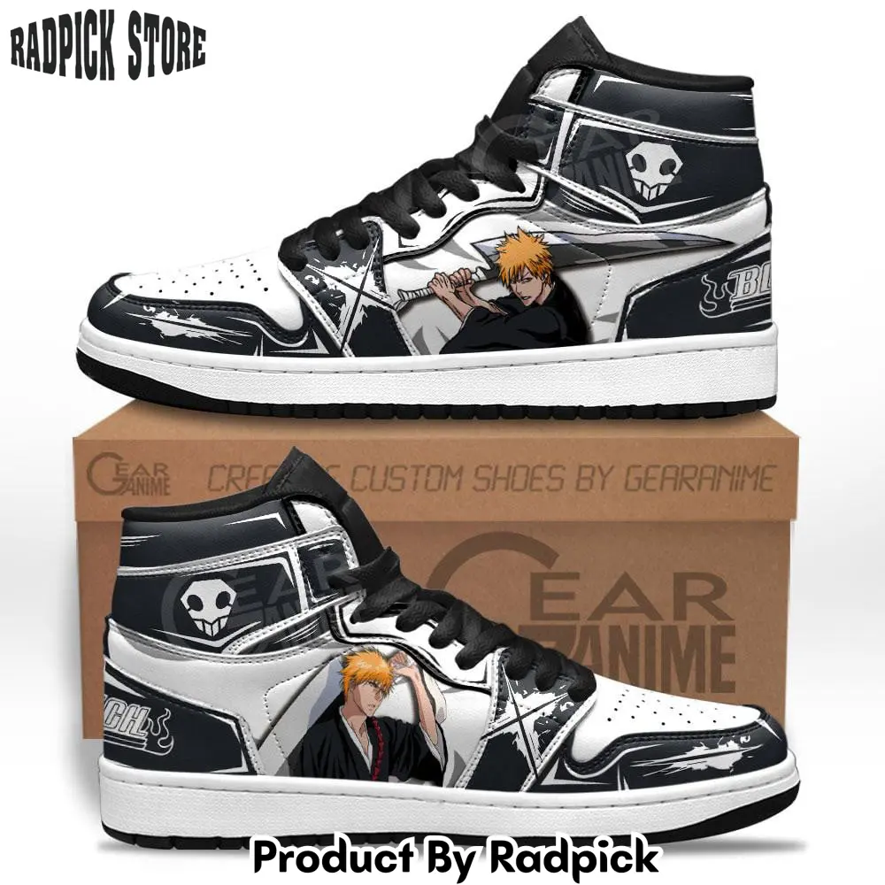 Ichigo kurosaki air jordan high top sneakers anime mn31  rp0249292